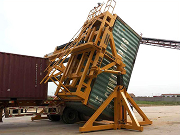 集裝箱翻轉(zhuǎn)機的工作原理是什么？